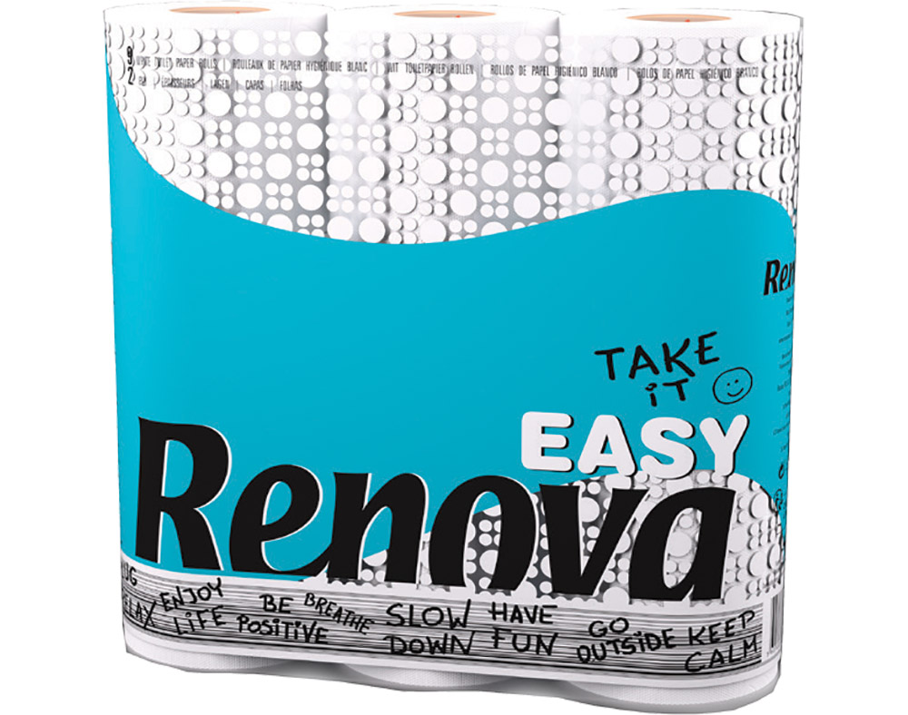 PAPEL RENOVA HIGIÉNICO EASY 9ROLOS