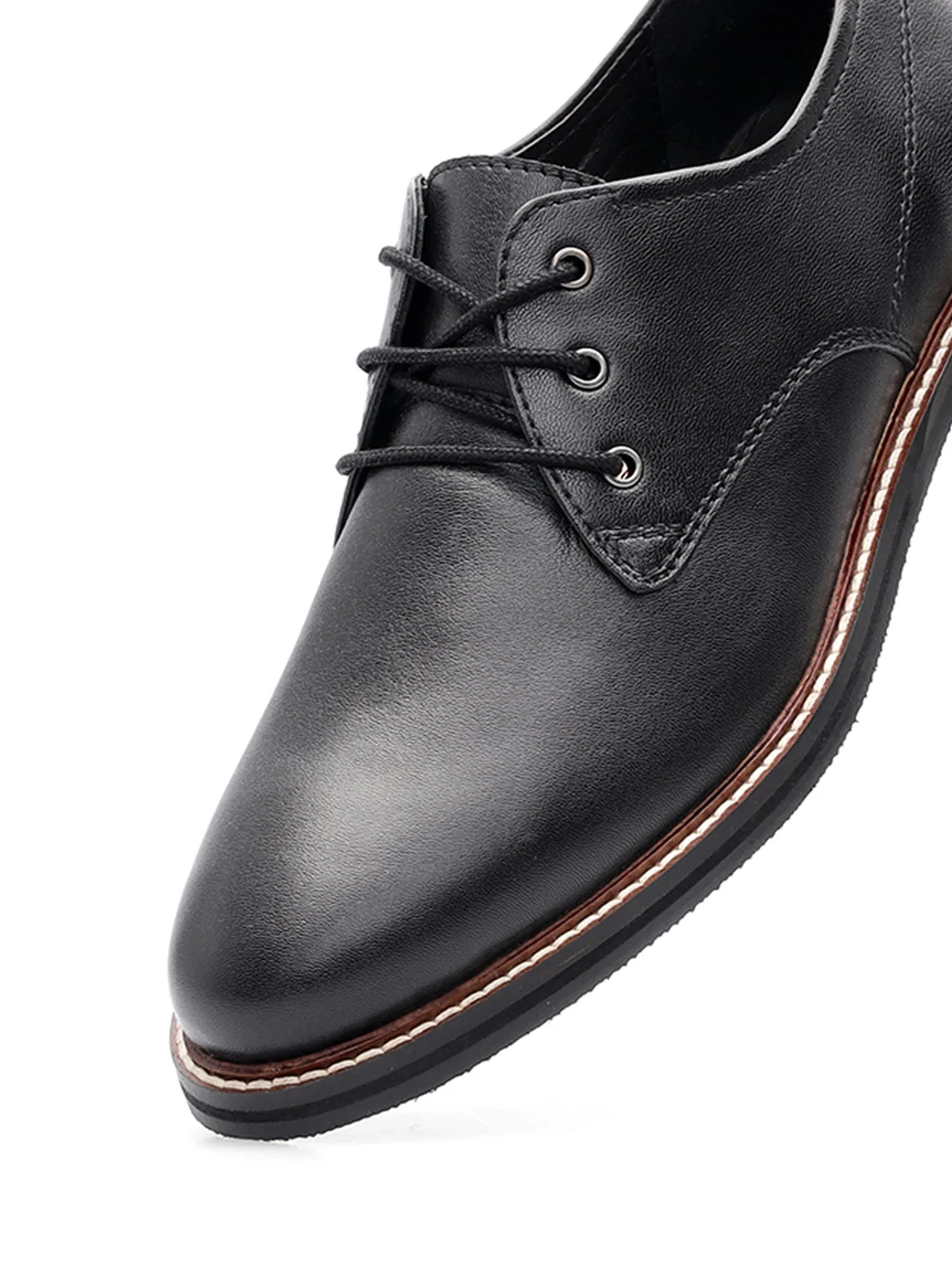 Schnürschuh Kent schwarz