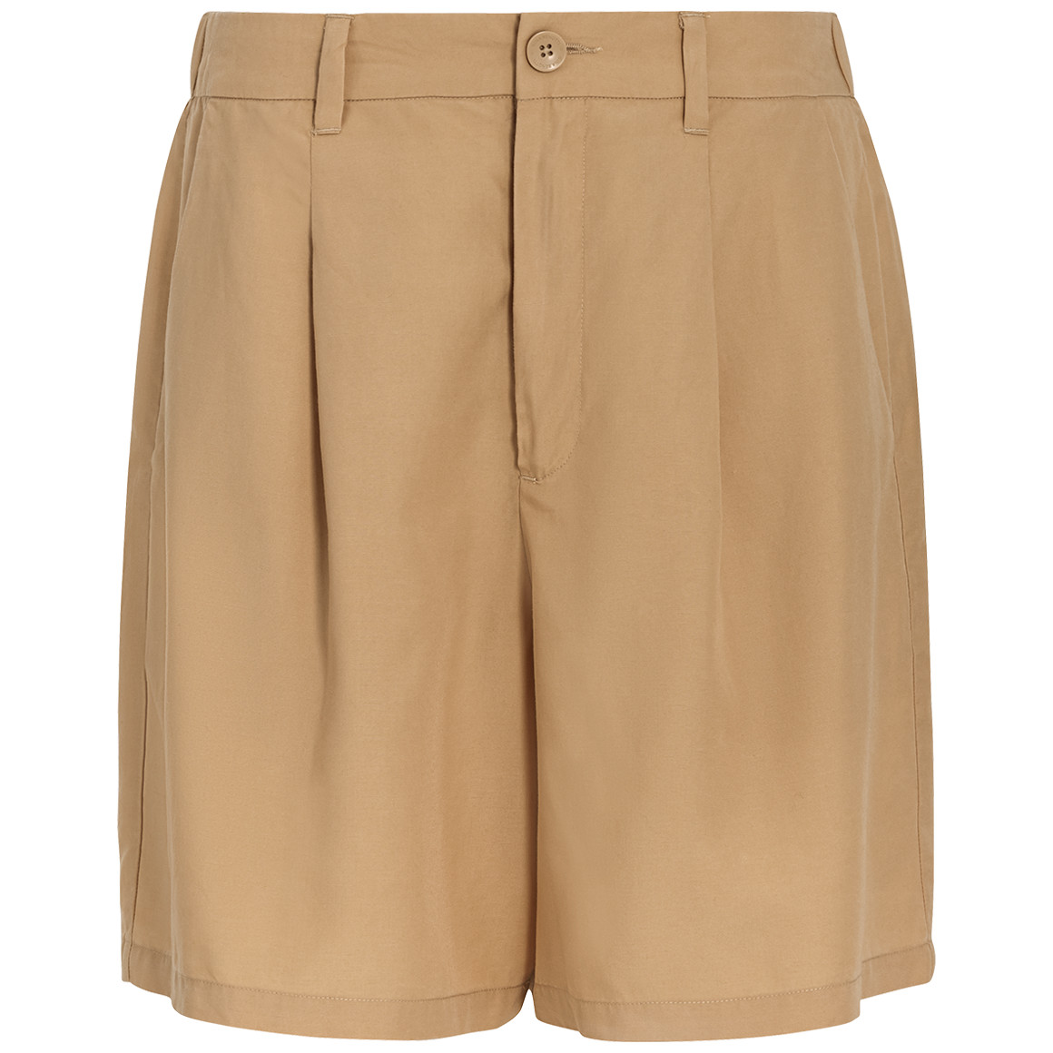 Gina Benotti Damen Bermuda in Unifarben beige