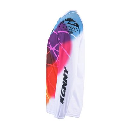 Maillot cross Kenny FORCE KID - Blanc / Multicolore