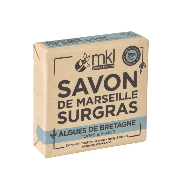 Savon Surgras de Marseille Solide Algues - 100g