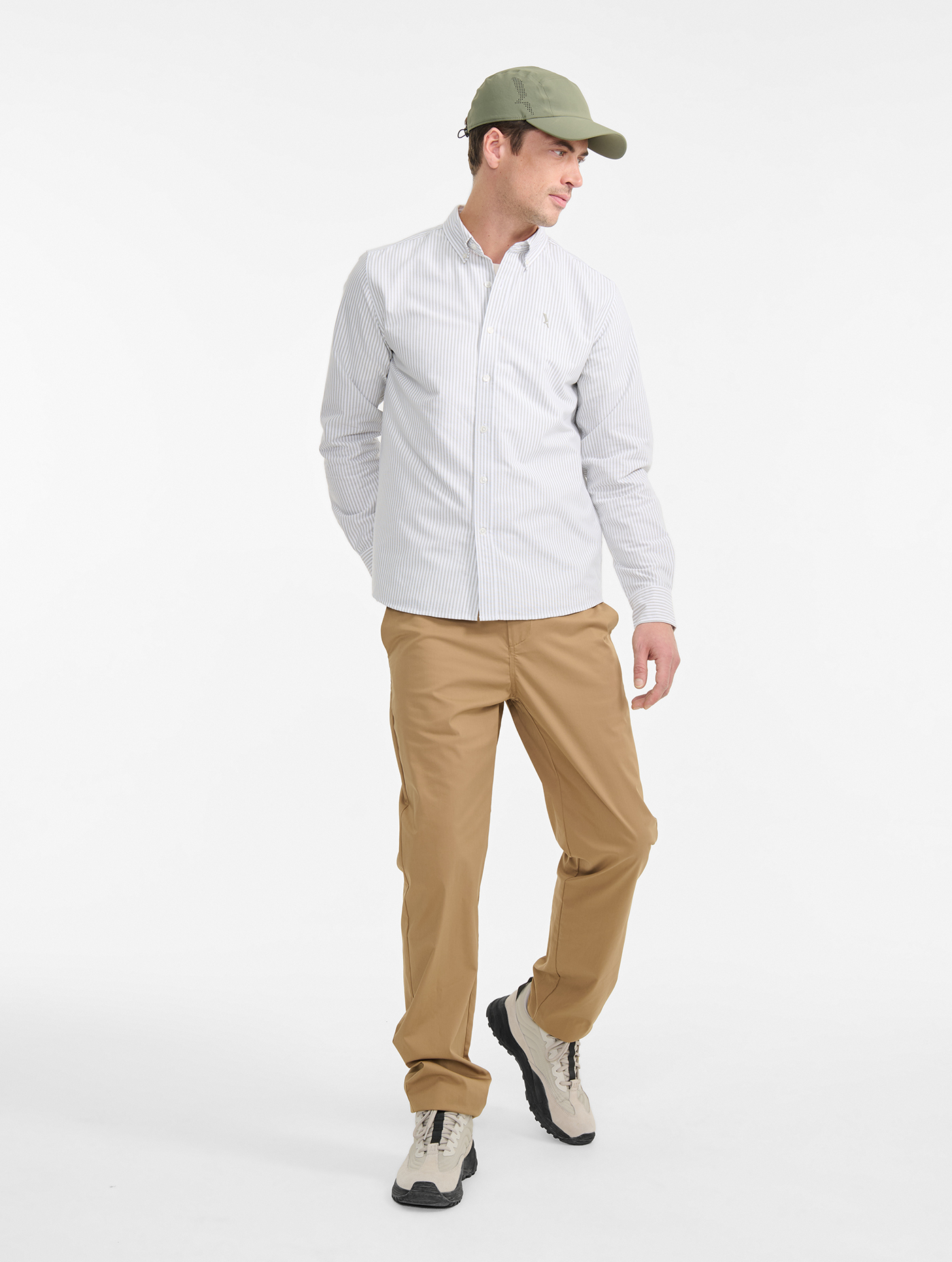 Chemise oxford à rayures DFT® et UV-C® à manches longues SAUGE ST 3