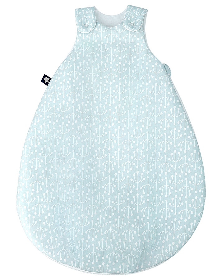 Babyschlafsack KOON – PLANTY in hellblau