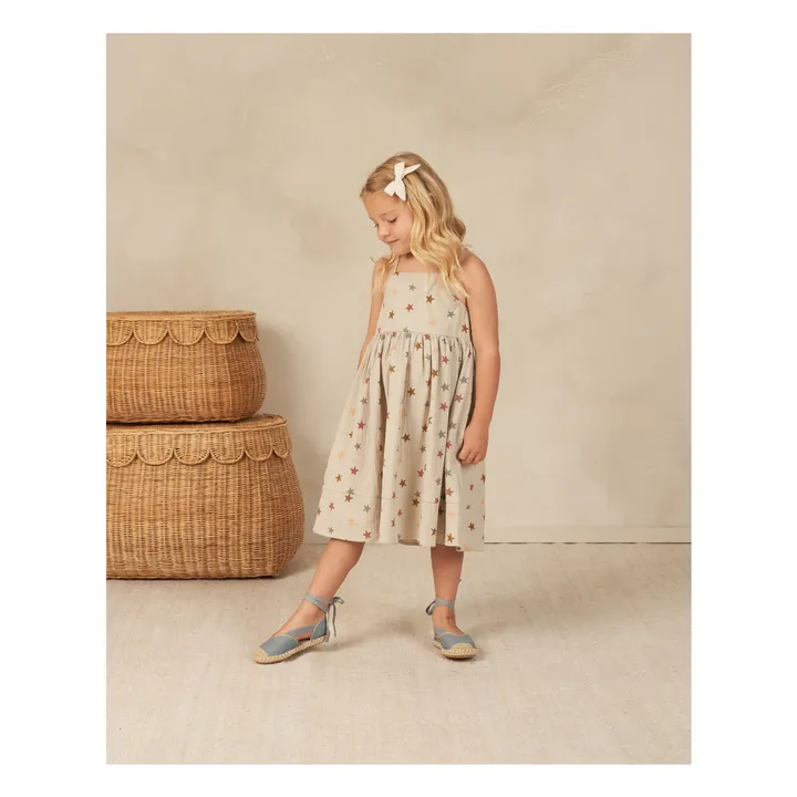 Rylee + Cru Robe Ava Etoiles | Gris clair