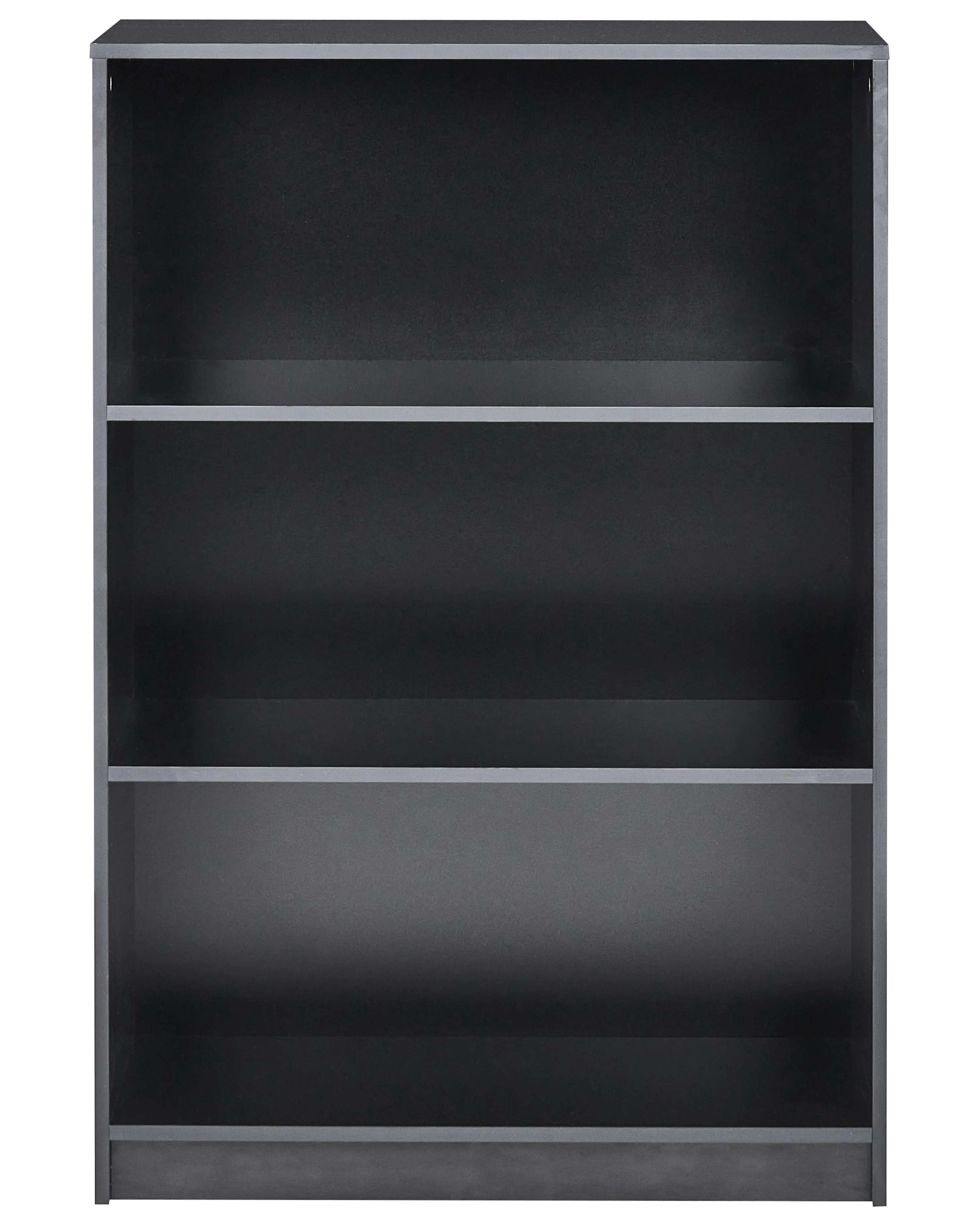 Boekenkast met 3 planken ZEHNA 117 cm Zwart