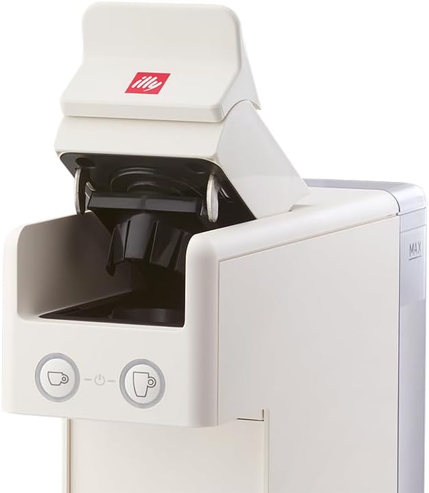 Illy Kaffeemaschine Y3.3, weiß, kompatibel mit Iperespresso-Kapseln für Espresso und Amerikanischen Kaffee