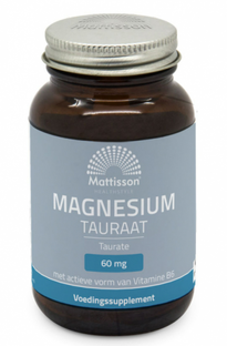Mattisson HealthStyle Vegan Magnesium Tauraat Capsules 60VCP