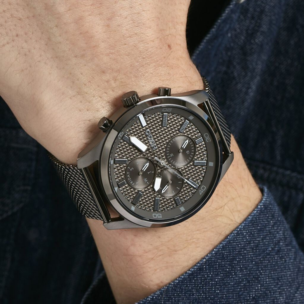 Montre Hugo Chase Gris