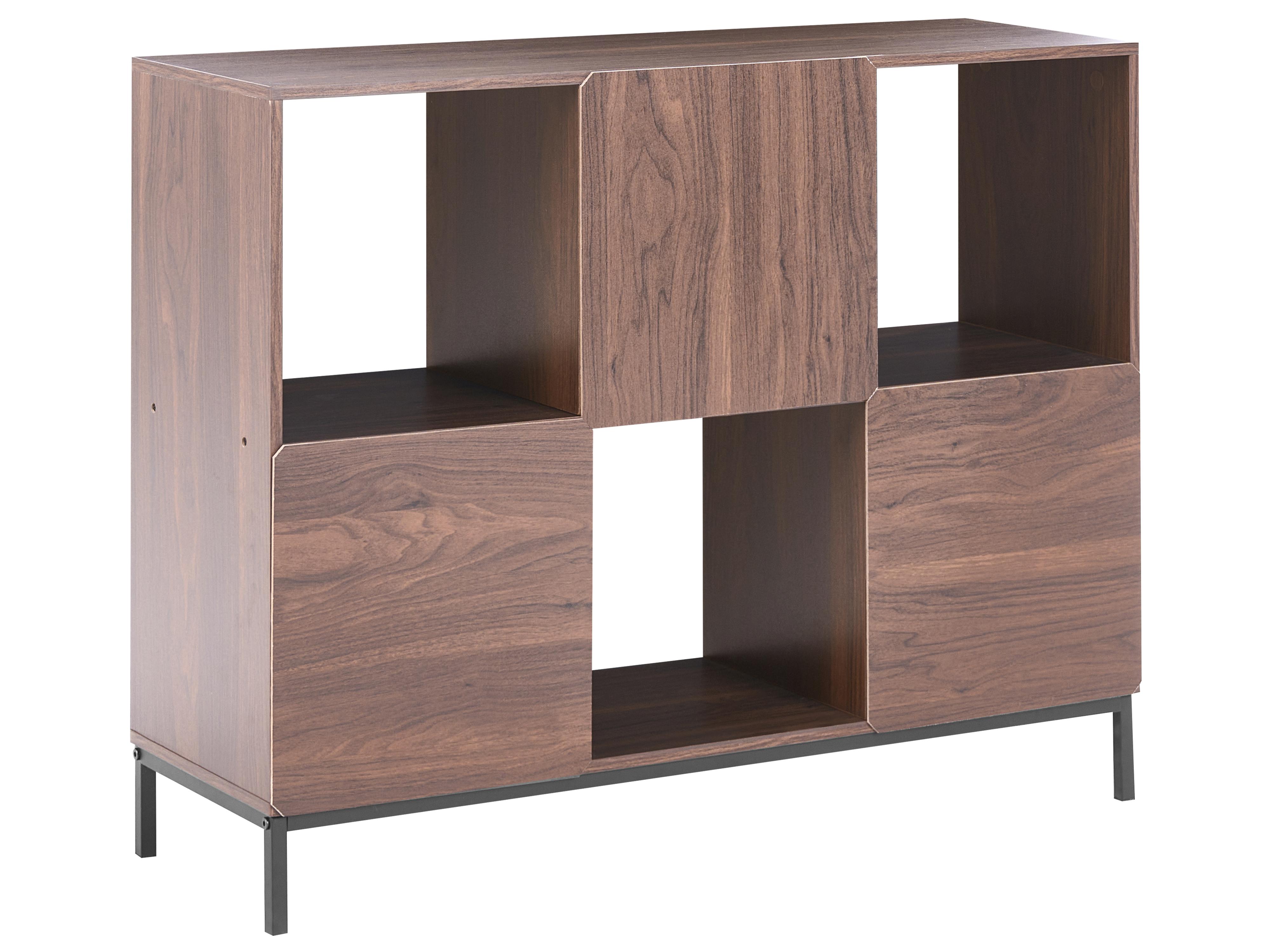 Boekenkast PEMBERTON 73 cm Donkerbruin