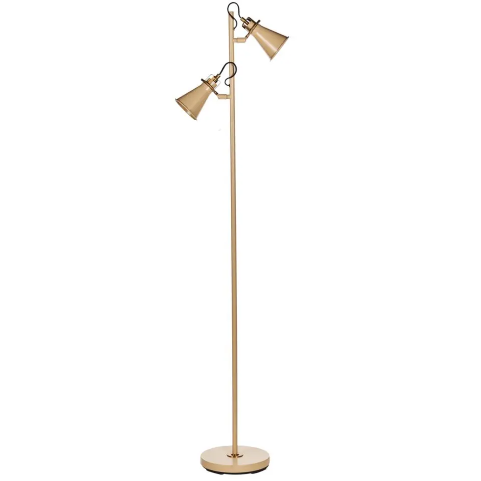 MOYOLA - Staande lamp - Beige - Metaal