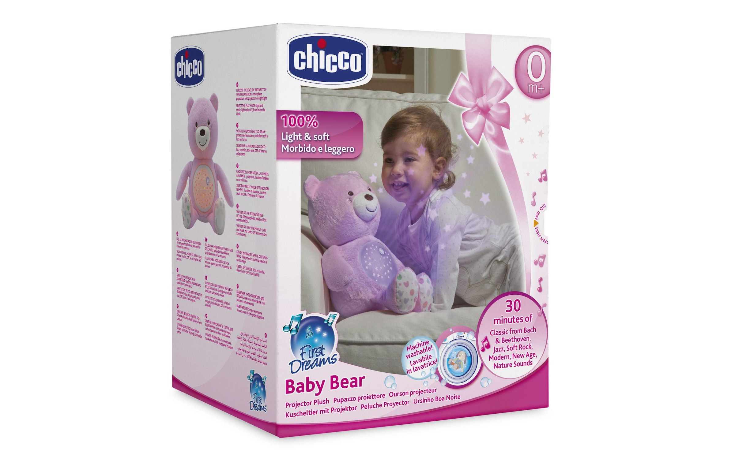 Chicco Nachtlicht »Chicco Baby Bear Pink«