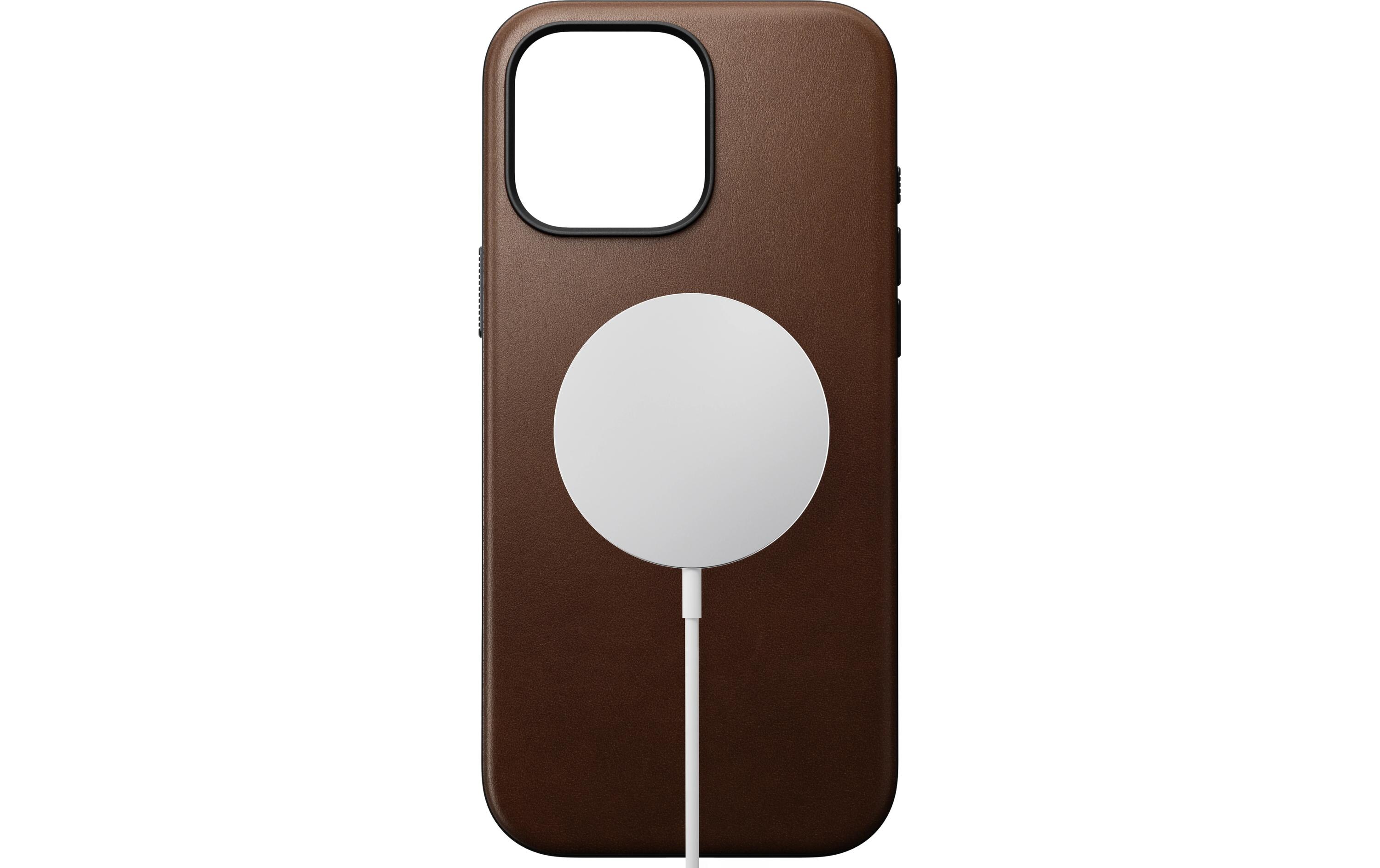 Back Cover Modern Leather iPhone 16 Pro Max BraunModerne Schutzhülle aus Leder für das Apple iPhone 16 Pro Max