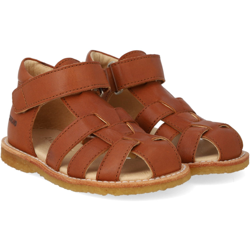 Køb Angulus Begyndersandal M. Velcro Cognac 5019-201-1545