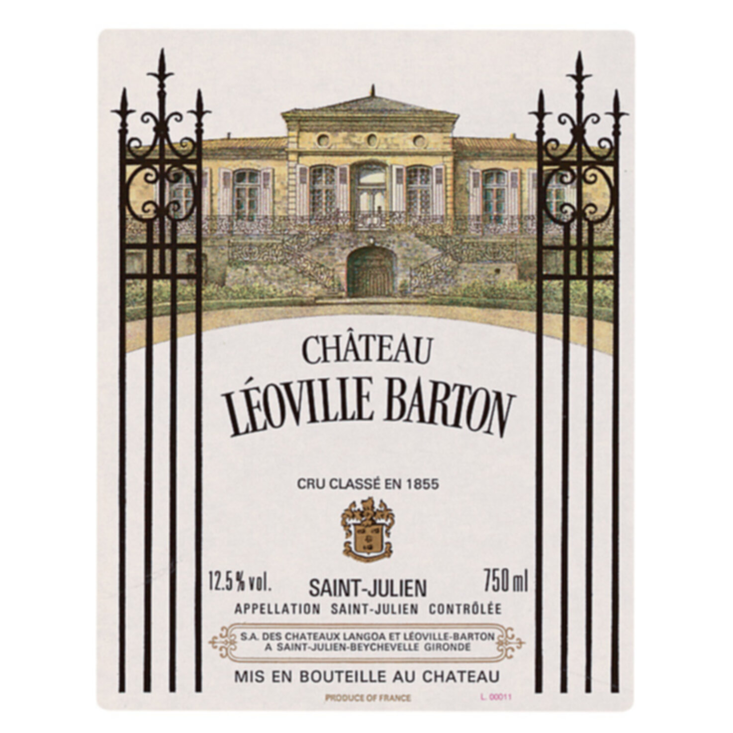 Château Léoville-Barton Saint-Julien AC 2ème Cru Classé 6x 75cl -6x 75cl
