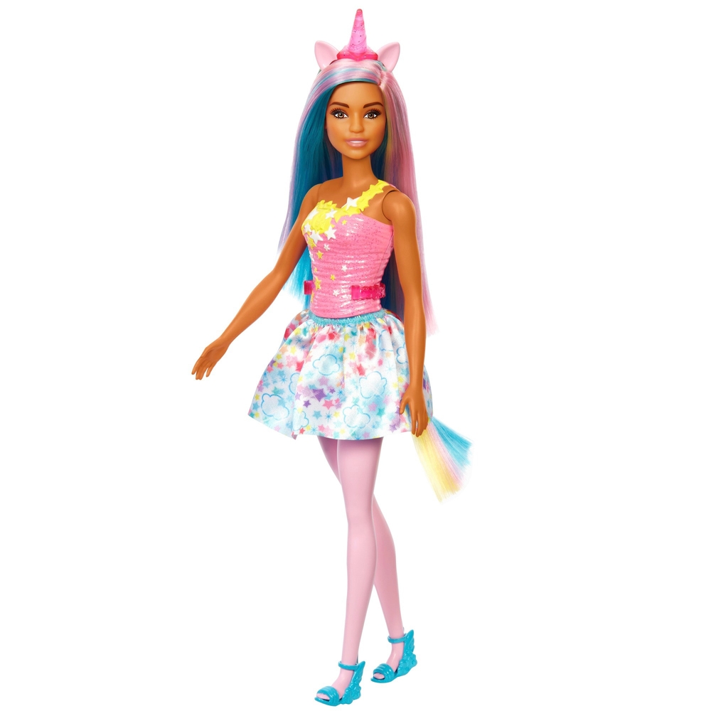 Barbie Dreamtopia Einhornpuppe – Blaues und pinkes Haar