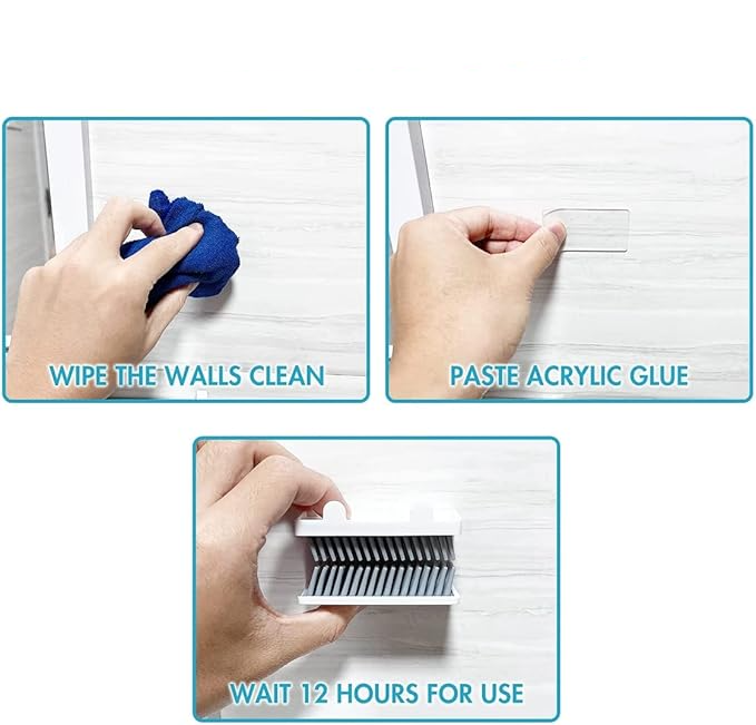 (75x45mm) Selbstklebender Silikon Dusch Haarfänger Wand Bürsten Haarsammler Abfluss Schutz für Dusche / Badewanne - Grau