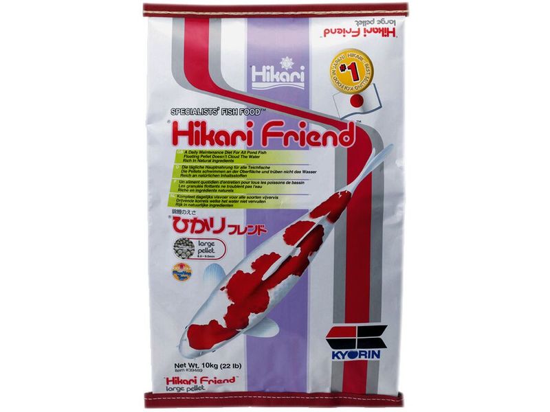 Hikari Koifutter Friend Large, 10 kg Eine wirtschaftliche, tägliche Diät für Koi und Teichfische