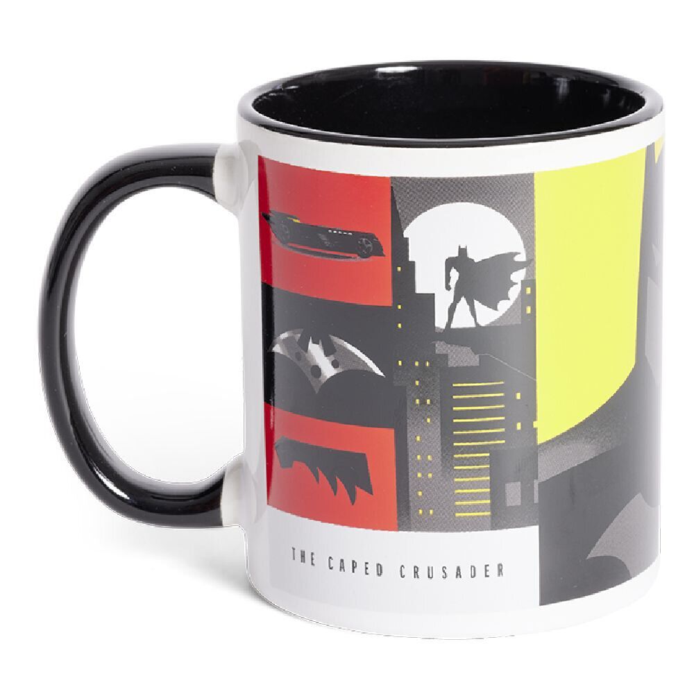 Mug Batman Warner Bros noir rouge jaune 320ml