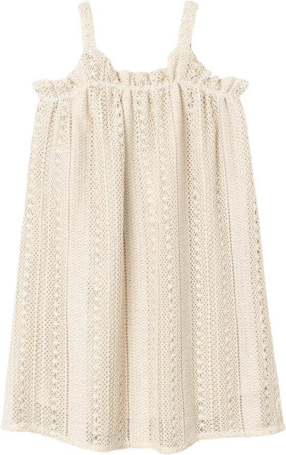Name It NKFHISILKA STRAP DRESS Oatmeal