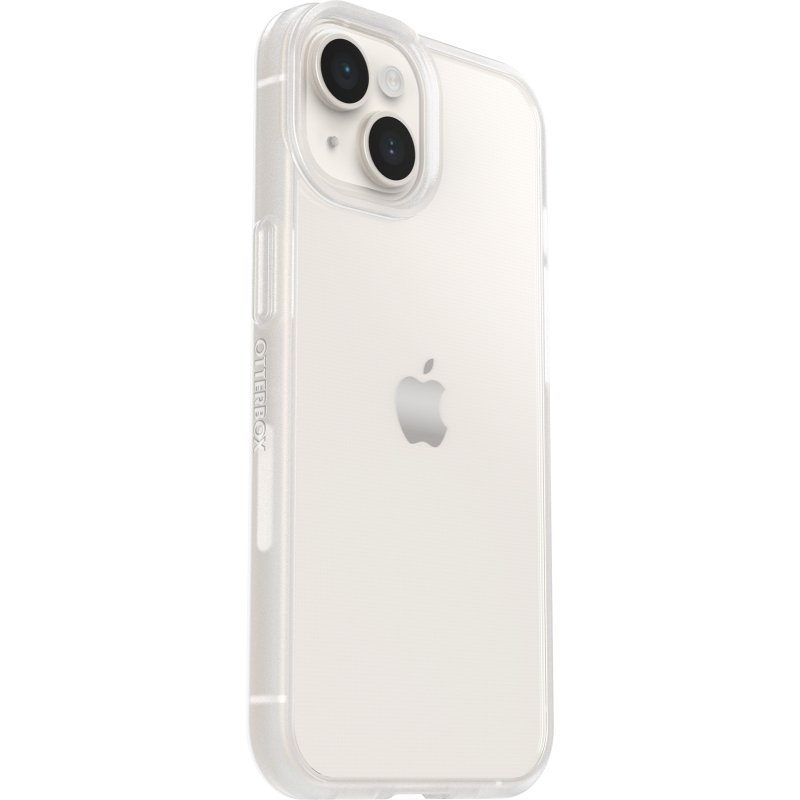 OtterBox React Série Coque pour iPhone 14, Antichoc, anti-chute, ultra-mince, protection fine, testé selon les normes militaires, Antimicrobien, Clear, livré sans emballage