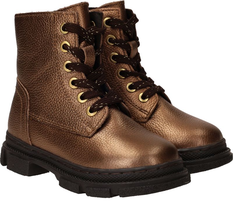 IK-KE Veterboots Goud Meisjes