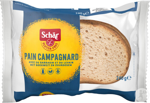 Schär Pain Campagnard Tranché Avec Du Sarrasin Et Du Levain (6575) 240g