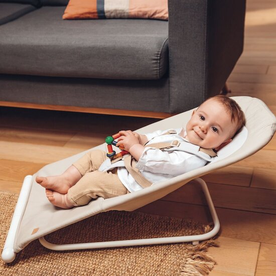Transat pliable Eazy Relax   Greige        de               Béaba