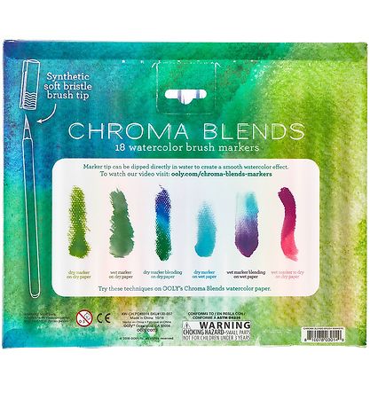 Ooly Aquarell - Chroma Blends - 18 st.