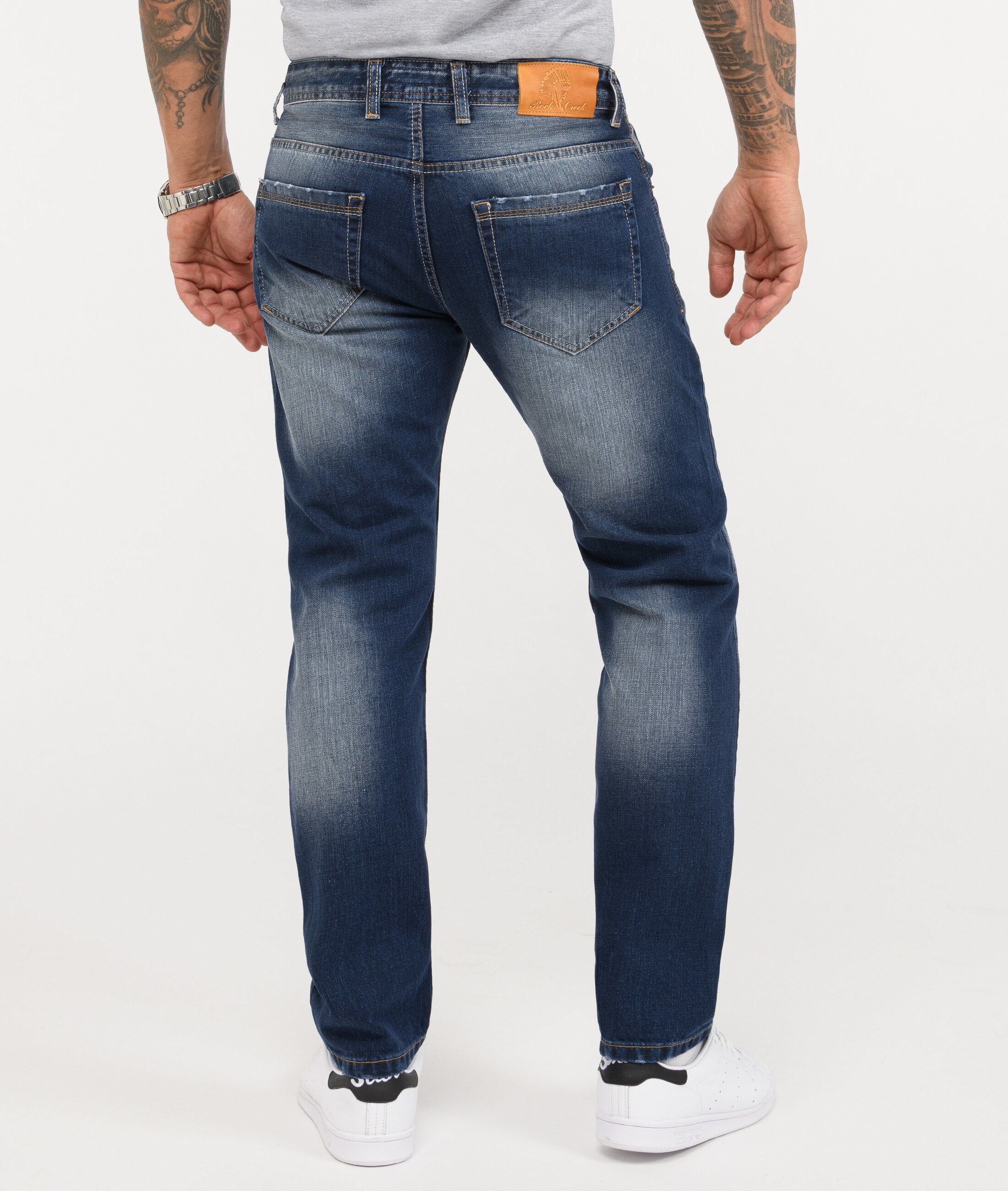 Rock Creek Jeans Straight-Cut