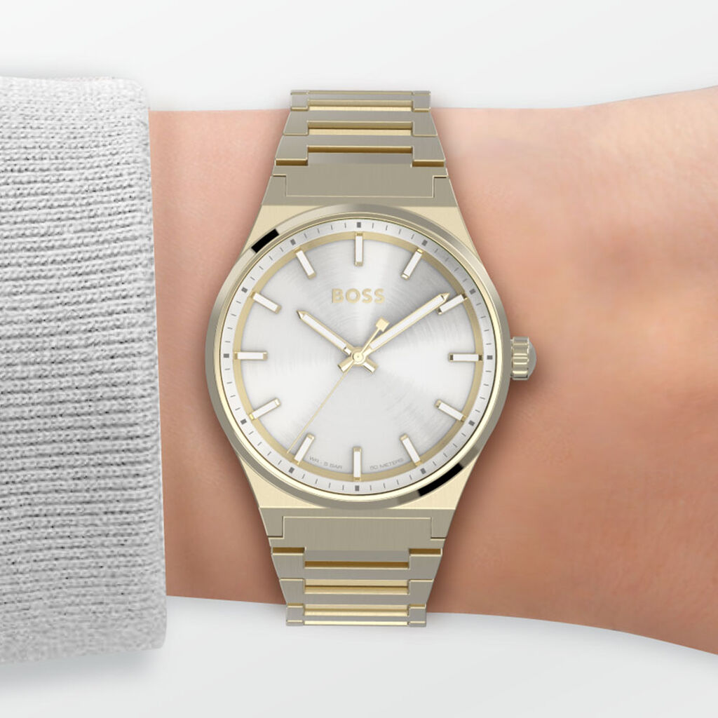 Montre Boss Candor Argenté