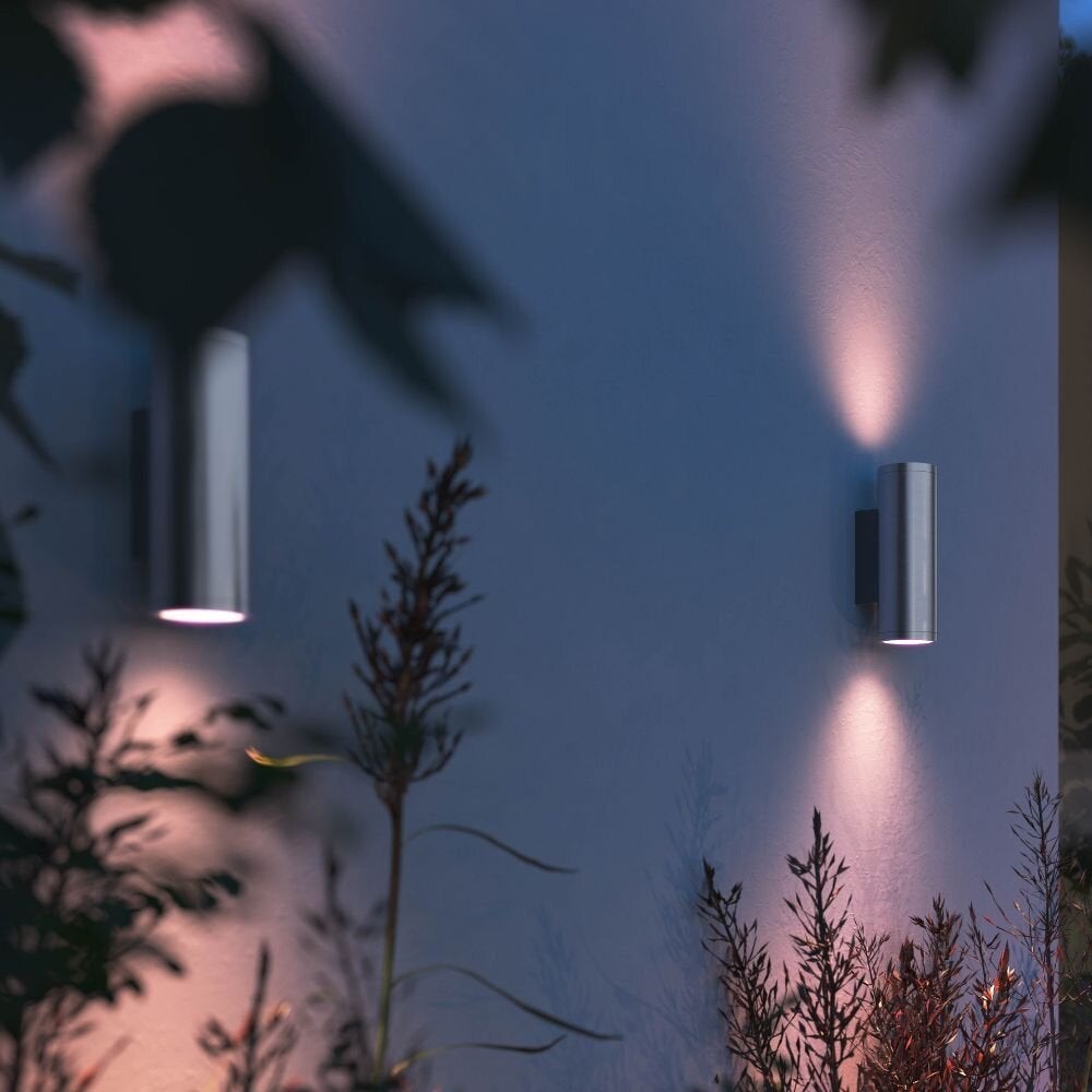Philips Hue White & Color Ambiance Appear wandlamp, rond, roestvrij staal, 1200lm