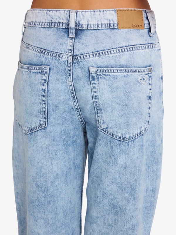 Dawn Patrol Mid Sunbleached Jeans à coupe ample Bleu Femme