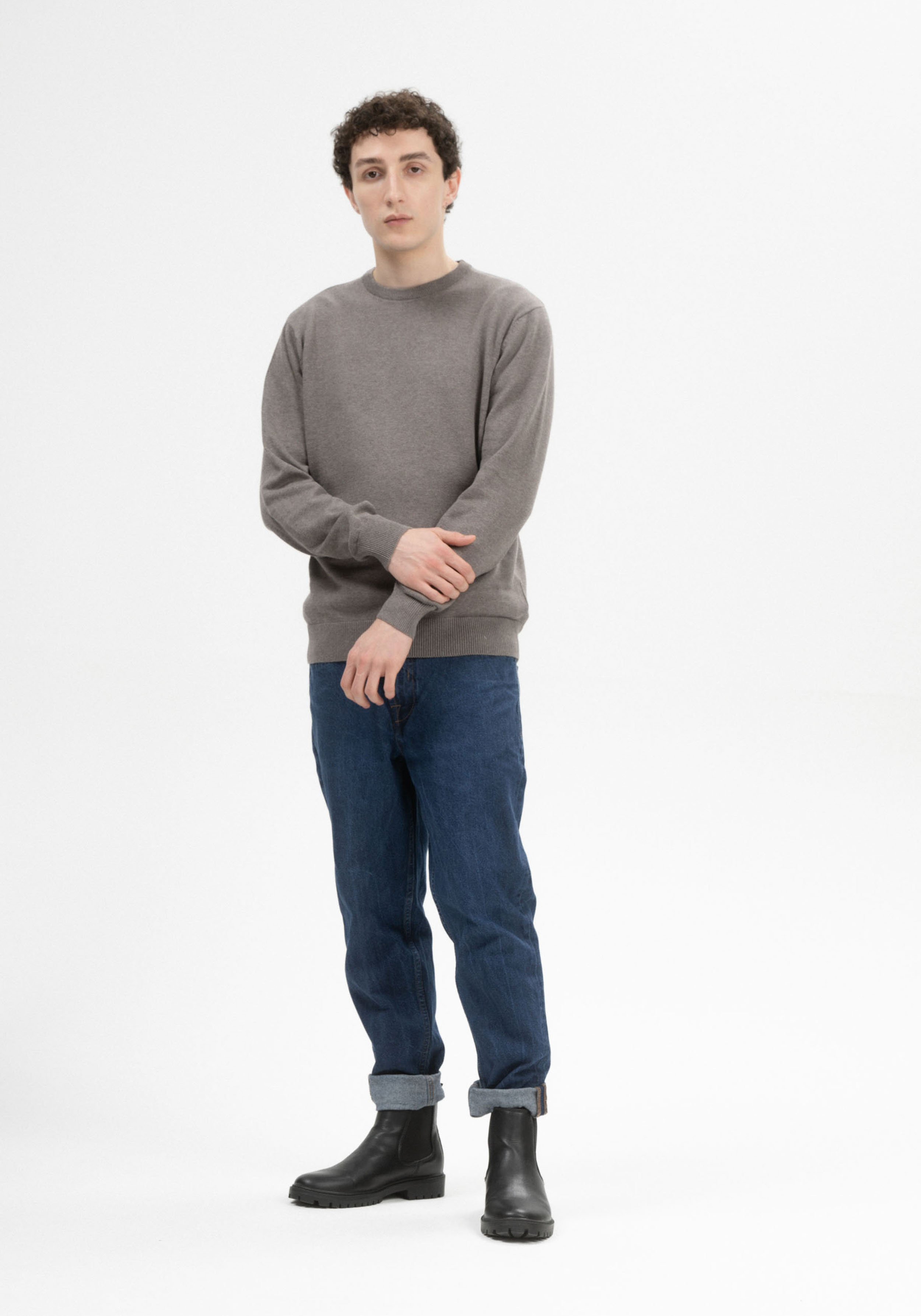 Mela Feinstrickpullover Himal Bear Melange