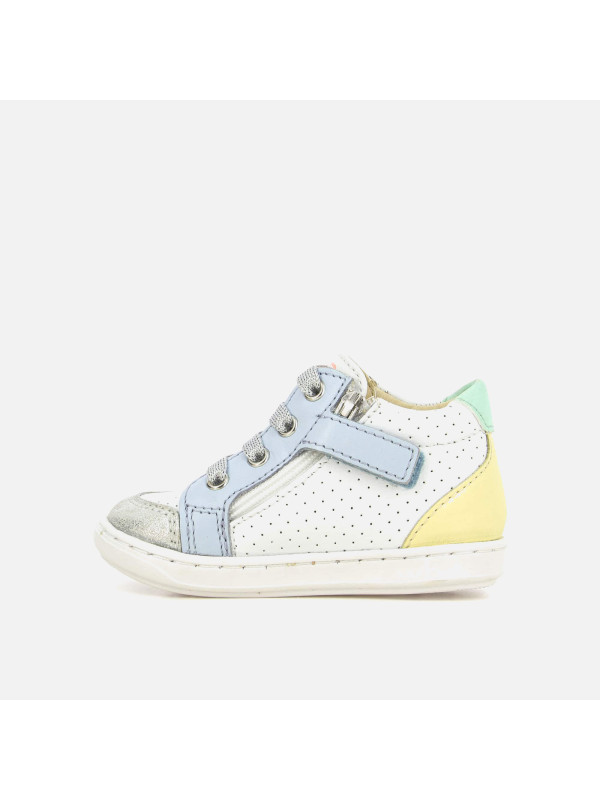 Bottines Bouba Arrow Blanc/Pastel - Shoo Pom