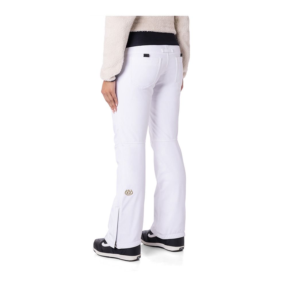 686 GOSSIP SOFTSHELL - Pantalon ski Femme white