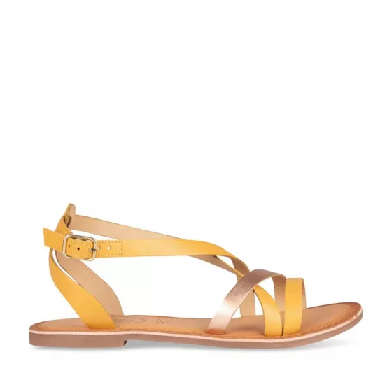 Sandales JAUNE MEGIS CASUAL