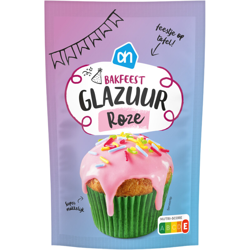 AH Bakfeest glazuur roze