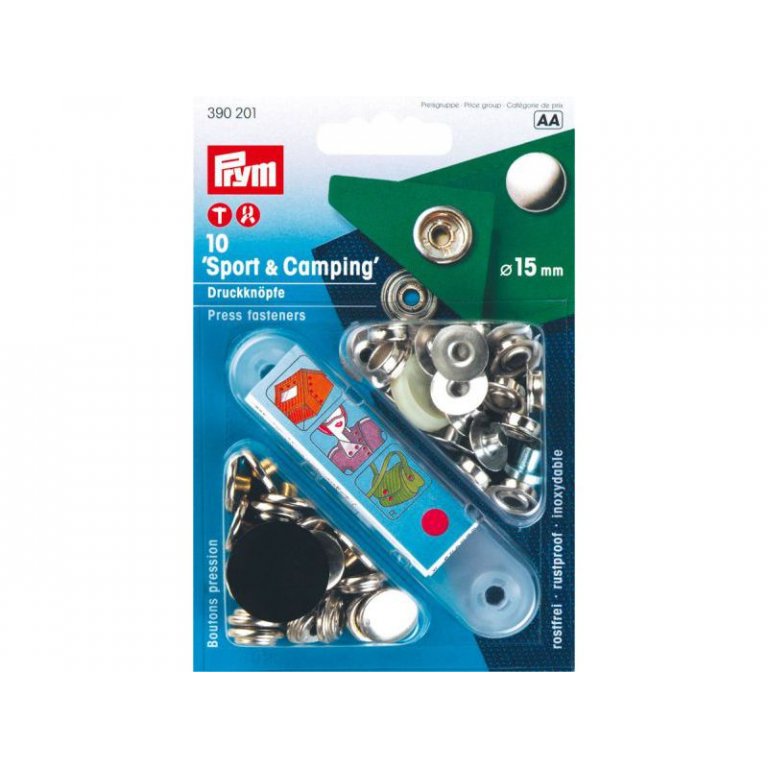 Prym Druckknopf Sport & Camping, farbig