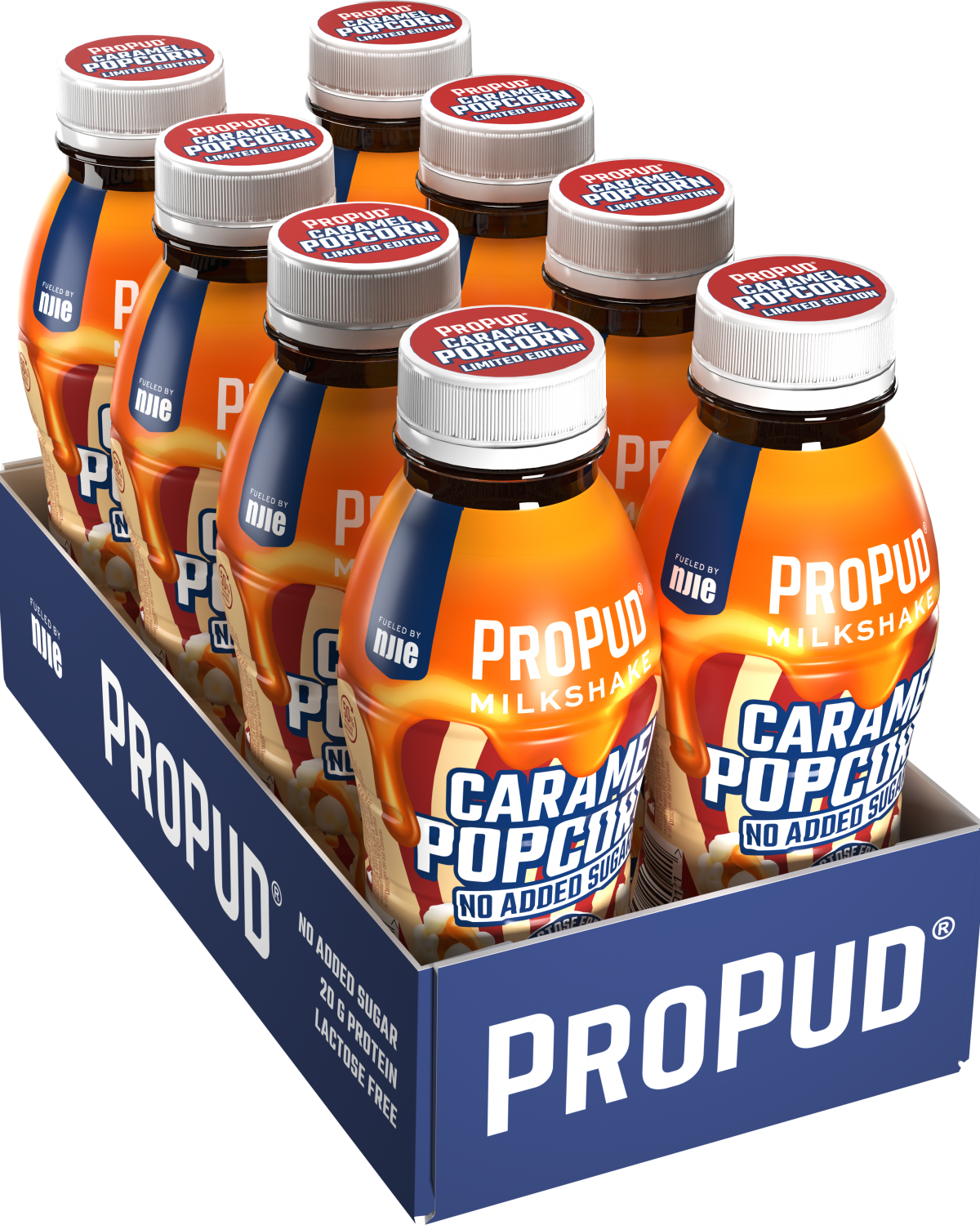 NJIE ProPud Milkshake - Caramel Popcorn 8x330ml