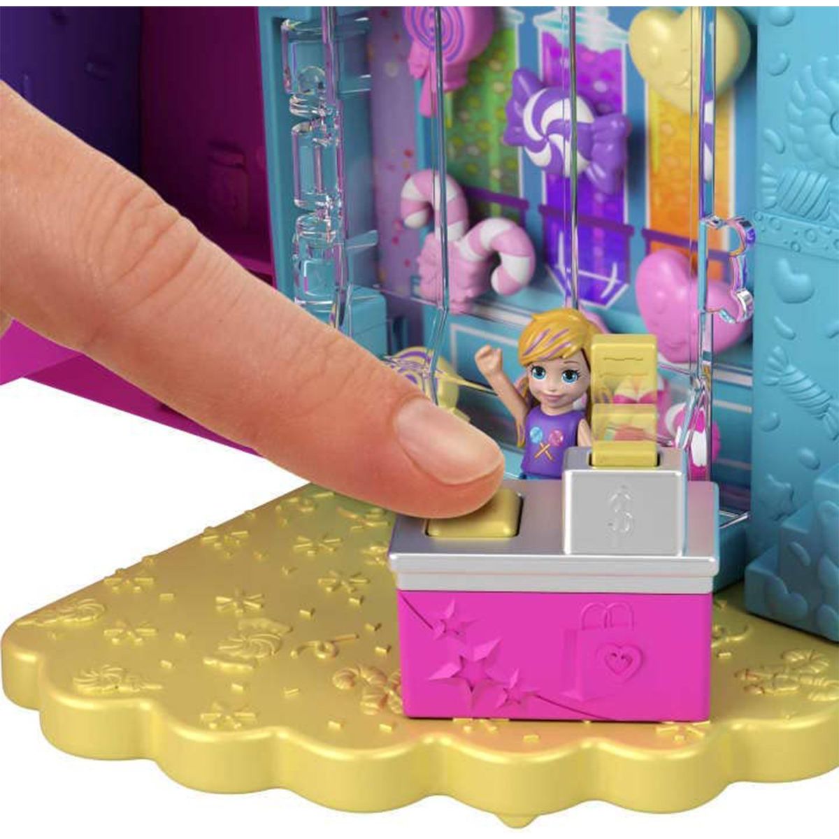 Mattel HJG28 - Polly Pocket - Bärchen-Kaugummiautomat Spielset