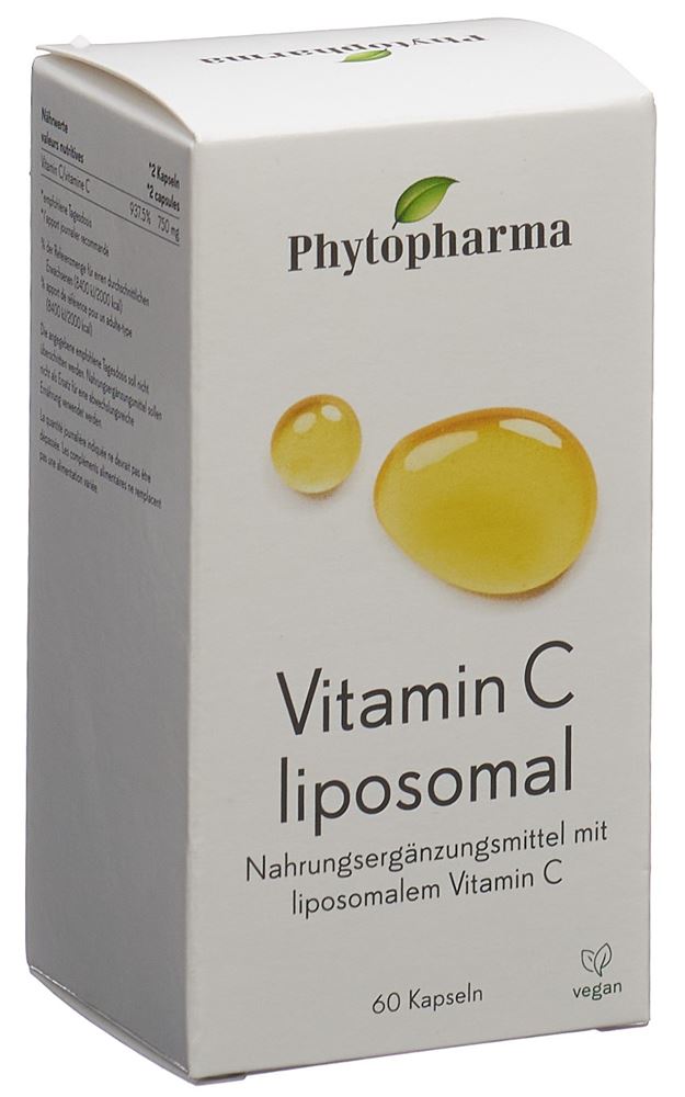 PHYTOPHARMA Vitamin C<br>60 Stück, Dose, Kapsel, liposomal
