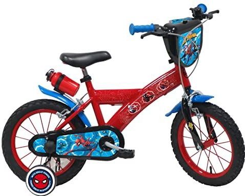 Vélo - ATLAS - Kinderfiets - Rood - 14 inch - Spiderman/Marvel