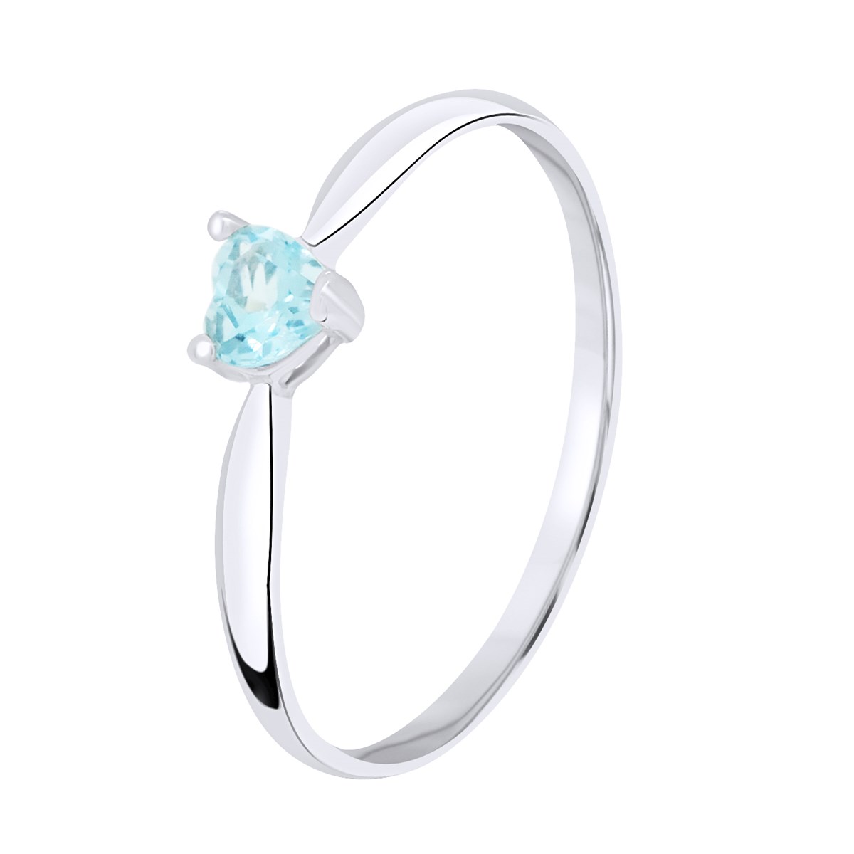 Bague Solitaire serti d'un Oxyde de Zirconium 