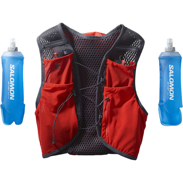 Sac trail SALOMON ACTIVE SKIN 8 SET FIERY RED/EBONY