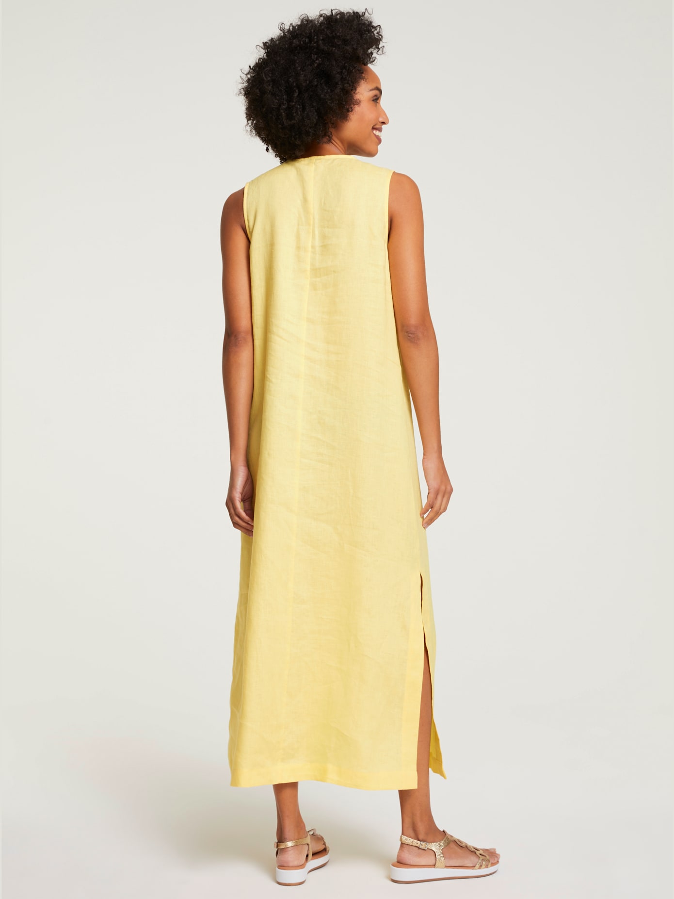 Robe en lin look tendance