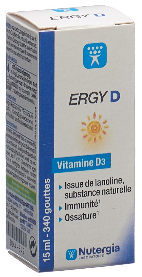NUTERGIA Ergy D liq Fl 15 ml