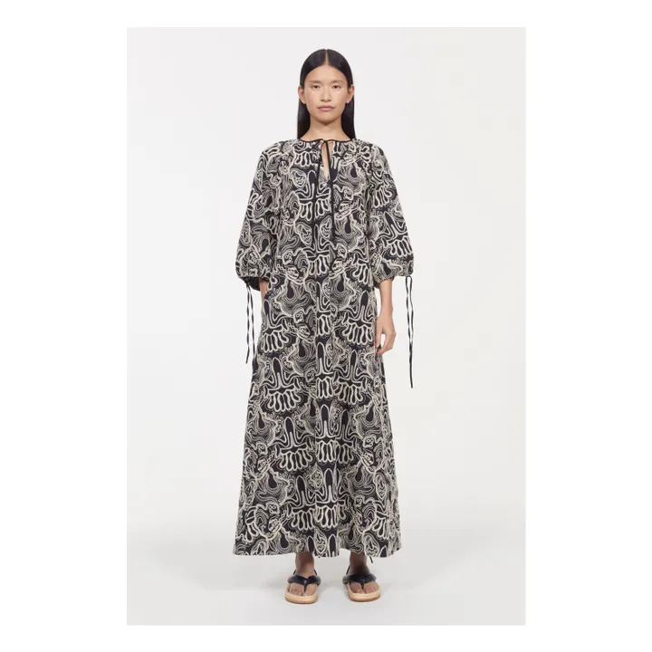Rodebjer Robe Lacets Galaxy | Noir