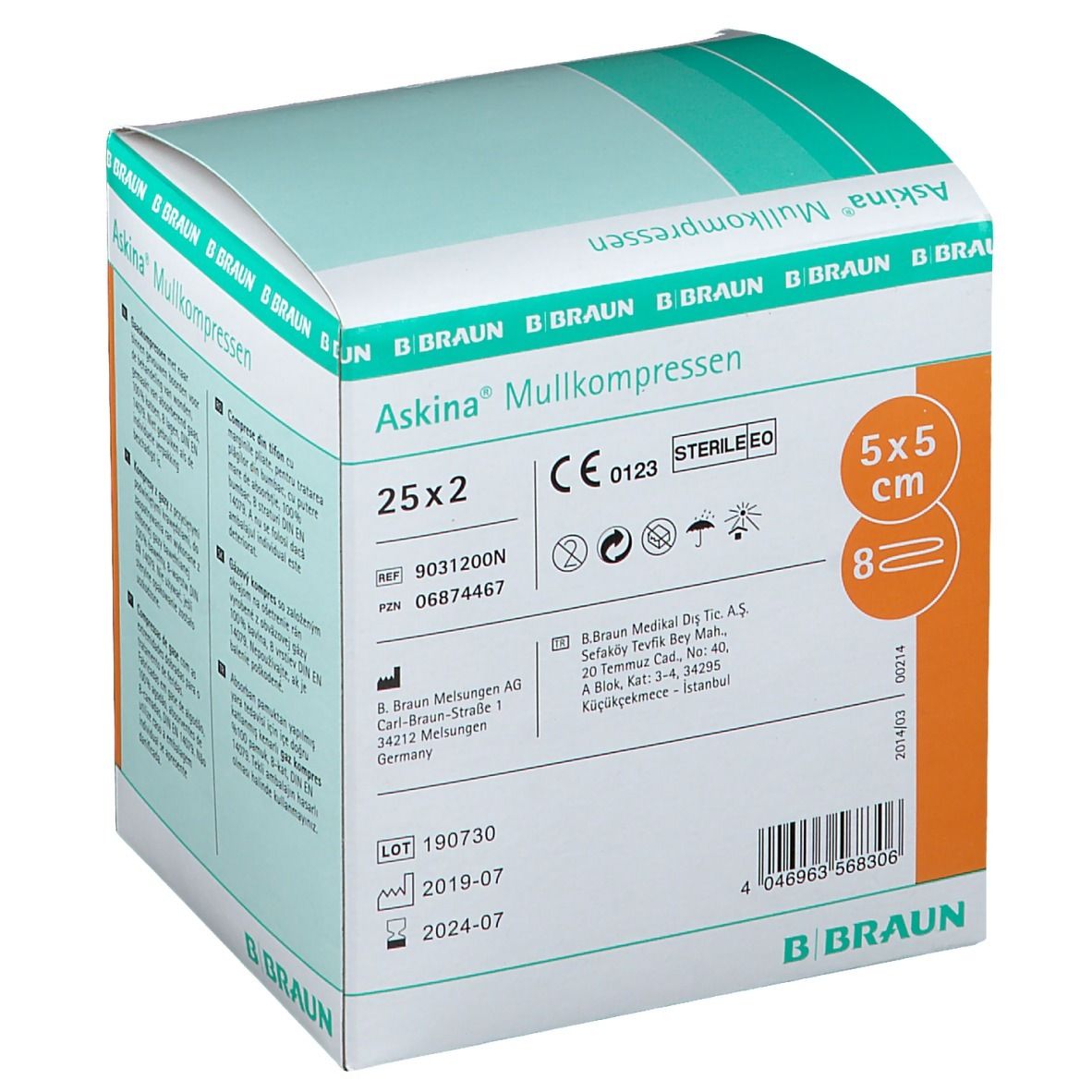 Askina® Mullkompressen 5 x 5 cm steril
