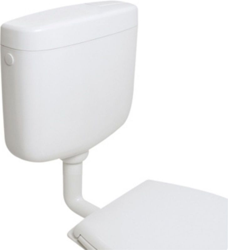 Plieger - Rhein - Laaghangend Reservoir - Wit - Single Flush