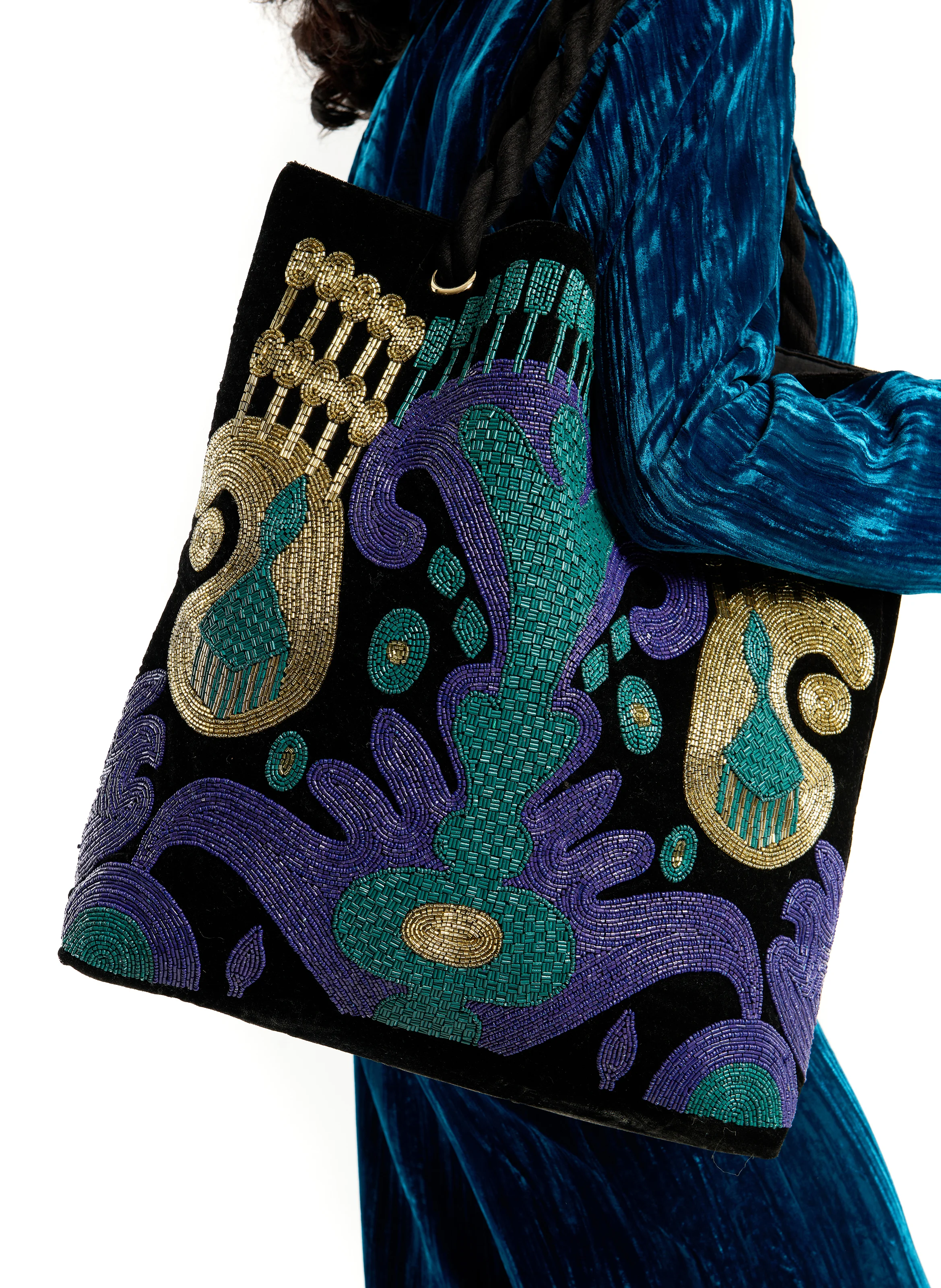 AWAKE - Sac cabas brodé | Noir
